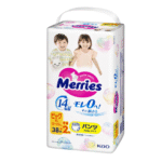 Sauskelnės-kelnaitės Merries XL 12-22 kg, 38+2 vnt.